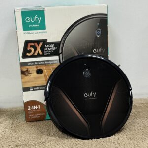 جارو رباتیک استوک Anker Eufy وای فای دار با کارتن و طی شور